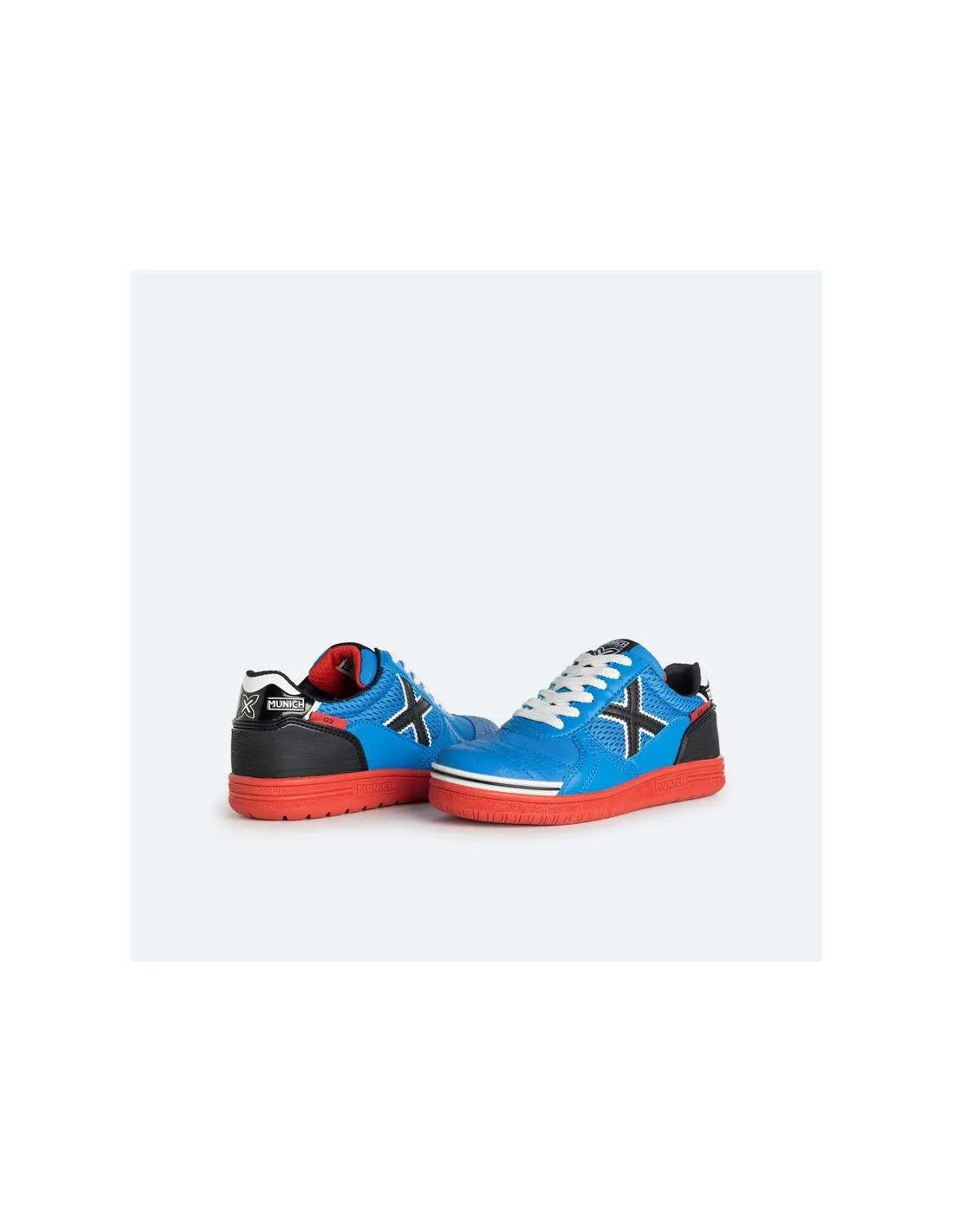 Zapatillas de Fútbol Sala Munich G-3 Kid Indoor 386 Infantil Azul