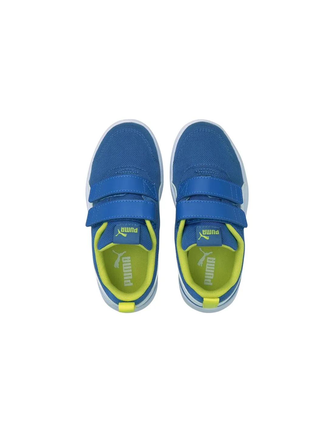 Zapatillas Puma Courtflex v2 Mesh V Star Infantil Azul