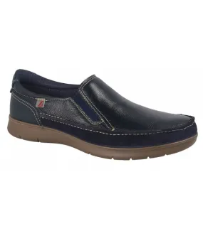 Zapato mocasín para hombre en azul marino