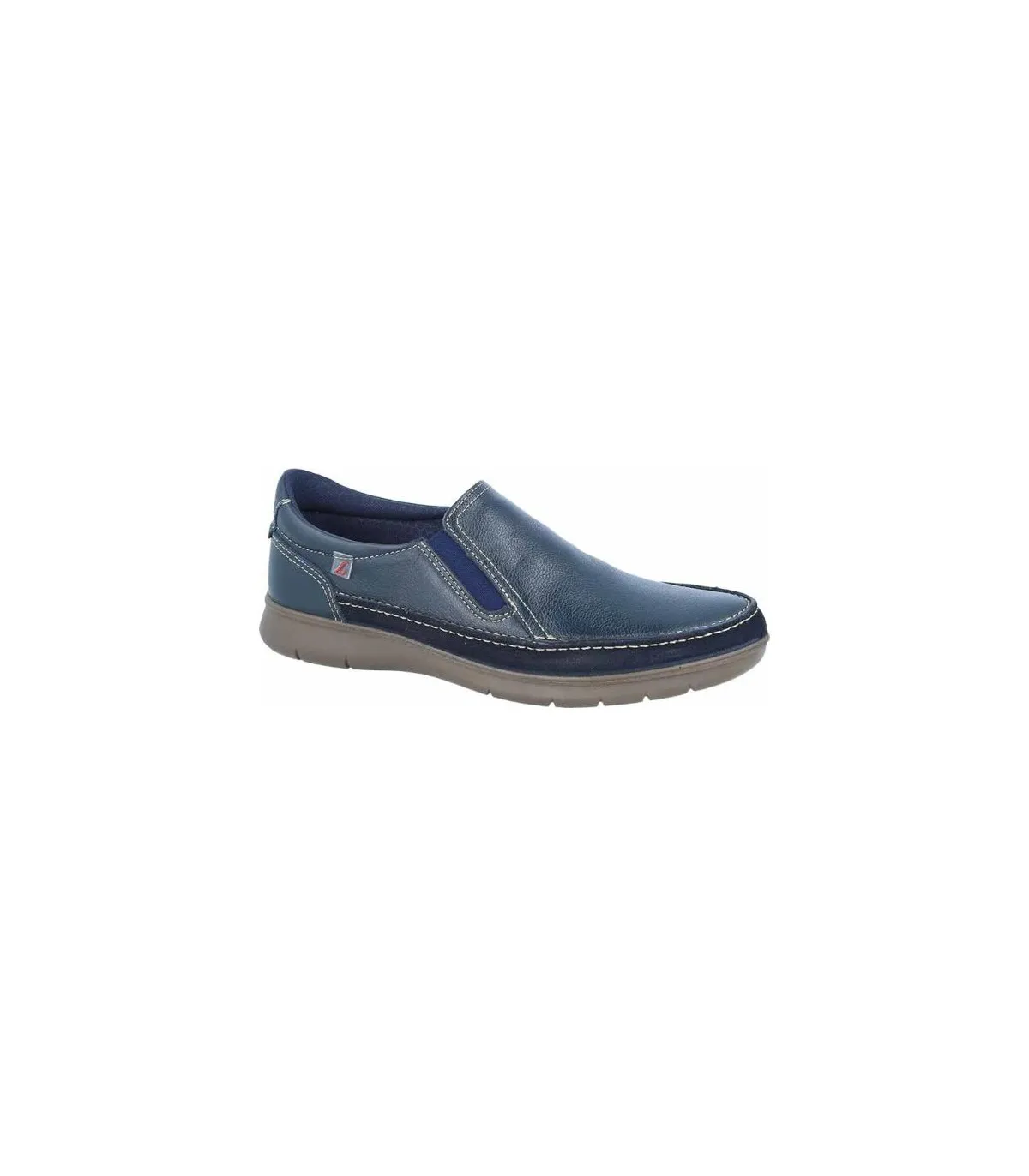 Zapato mocasín para hombre en azul marino