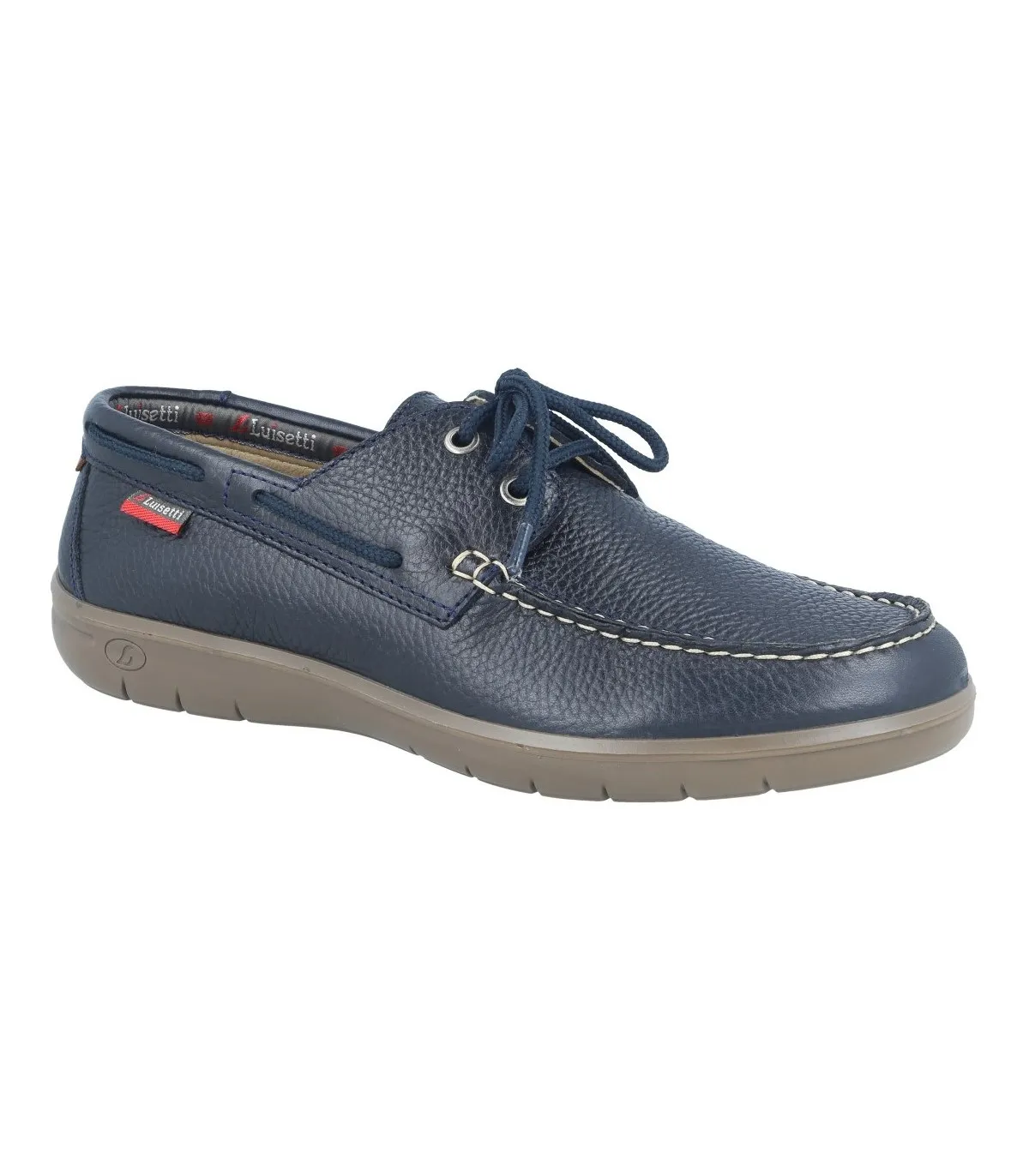 Zapatos de cordones para hombre en piel natural